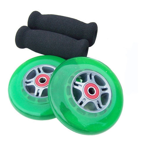 100mm Scooter Wheel Pack Grip Tape Wheels & Bearings Free Scooterz Video Pack 20 